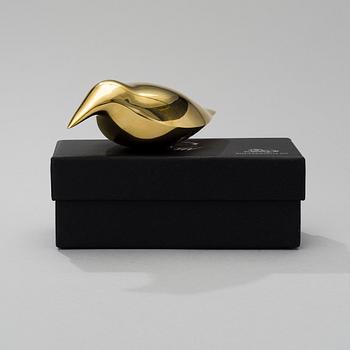 TAPIO WIRKKALA, bird, goldplated bronze.