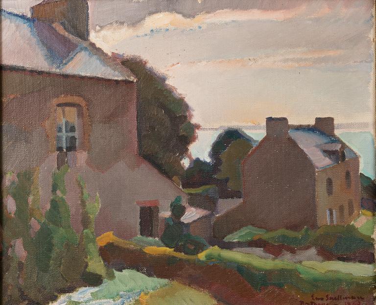 EERO SNELLMAN, oil on canvas, signed and dated 1920.