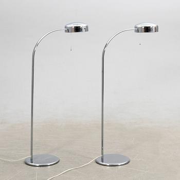RICHARD CARRUTHERS, floor lamps, a pair, "Arcade", Ateljé Lyktan, 1970s/80s.