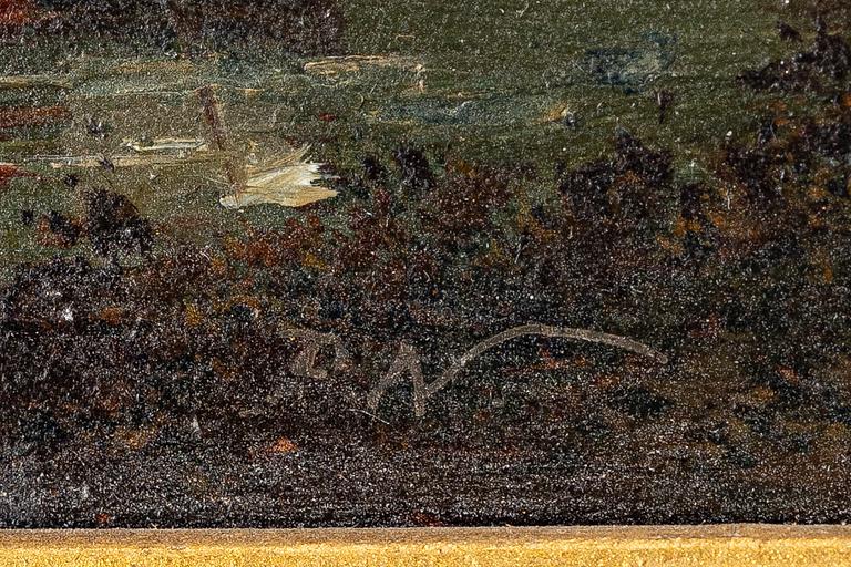Patrick Nasmyth, in the manner of, Landscape with boat.