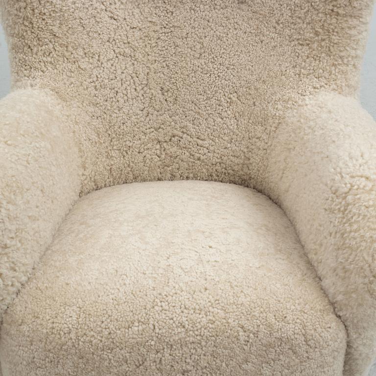 Mogens Lassen, tillskriven, fåtölj, Danmark, 1940-tal.