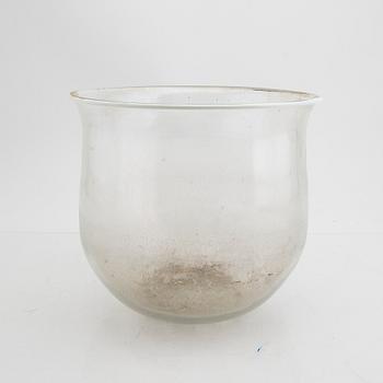 Signe Persson-Melin, skål unik Kosta glas sent 1900-tal.