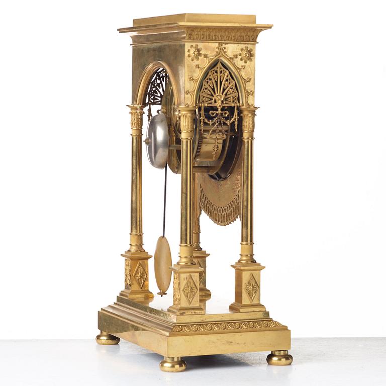 A French early 19th century mantel clock.