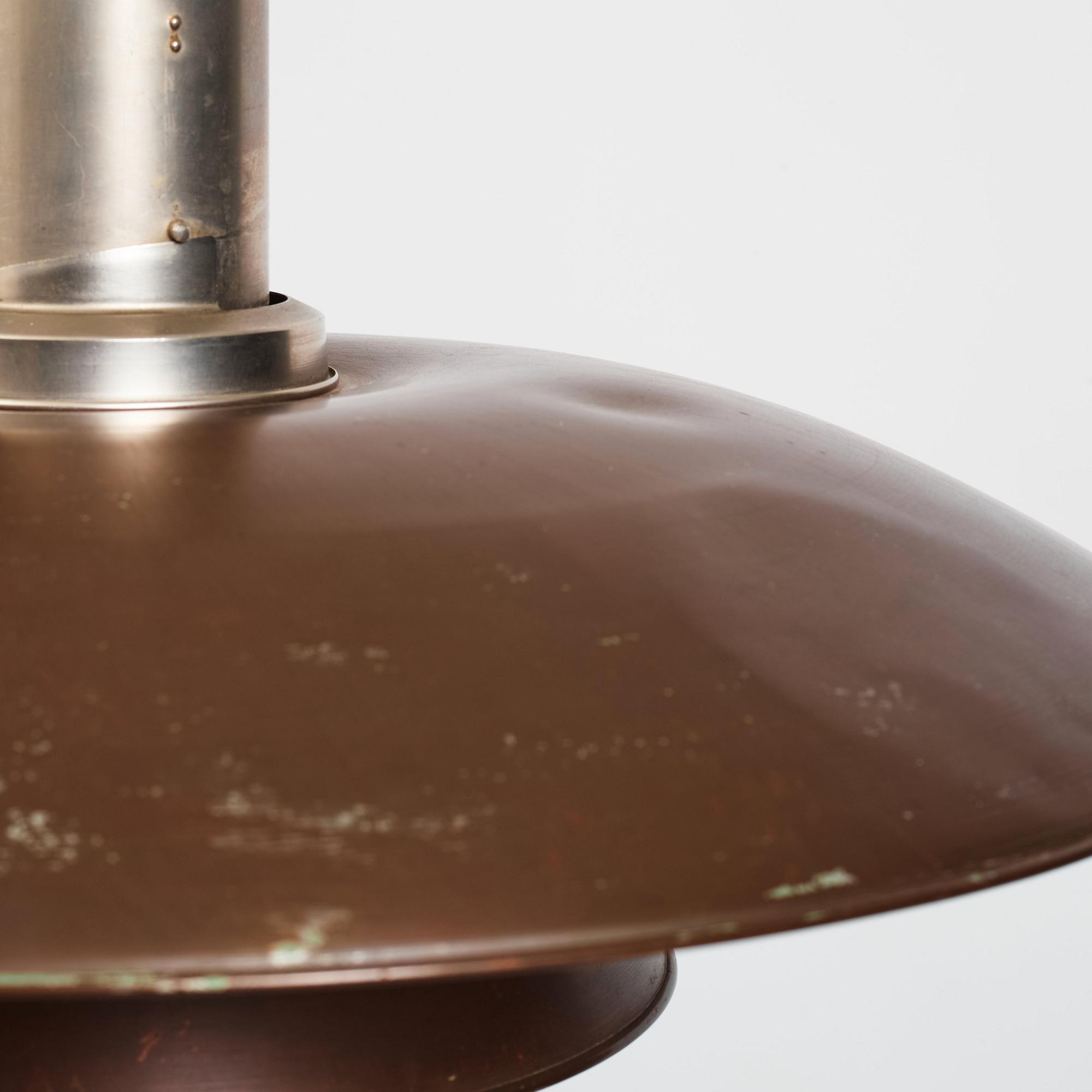 Poul Henningsen, a 'PH 6/5' ceiling light, Louis Poulsen, Denmark ca 1930.