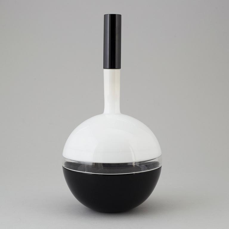 TIMO SARPANEVA, 'Vire' glass decanter, Venini Murano Italy 1990.