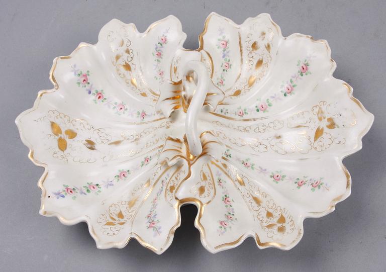 FAT, porslin, nyrokoko, Altwasser, Tyskland, 1800-talets slut.