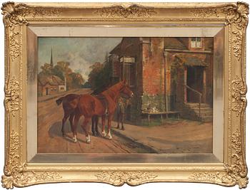 ARTHUR WILLIAM REDGATE, olja på duk, sign.