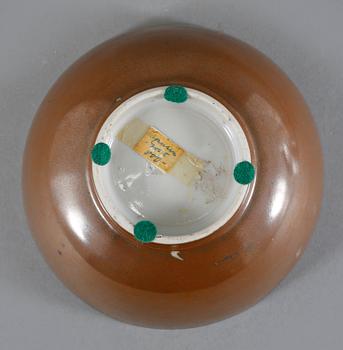 SKÅL SAMT FAT, porslin, Kina, 1700-tal.