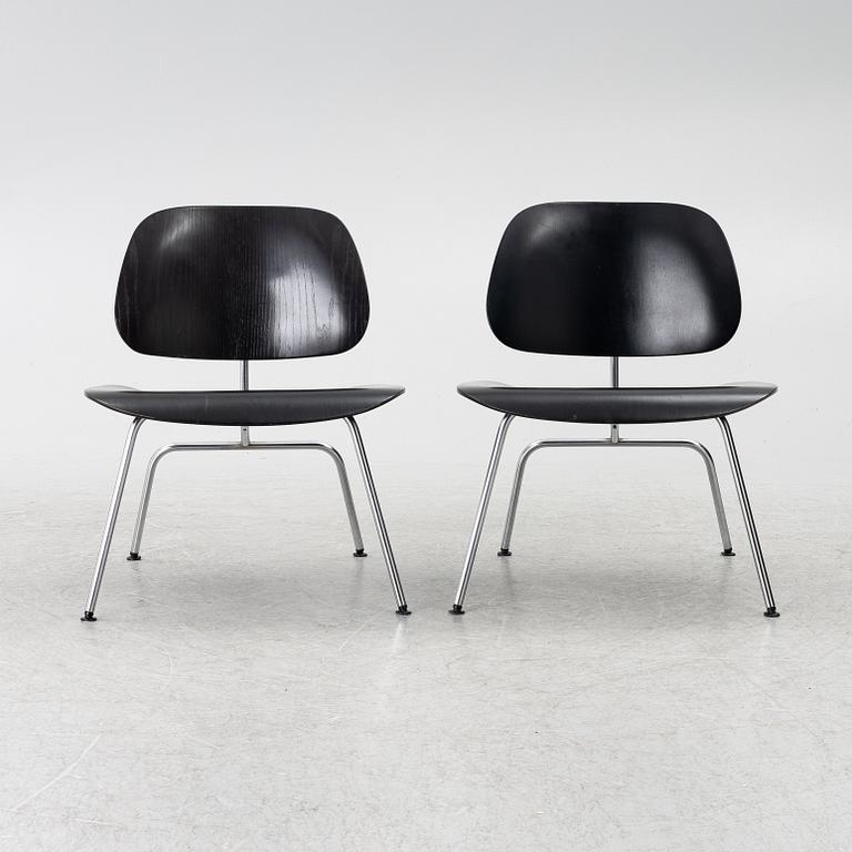 Charles & Ray Eames, fåtöljer, ett par, "LCM", Herman Miller.