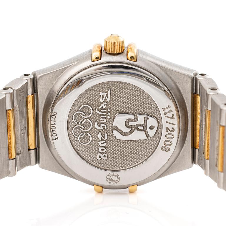 Omega, Constellation, "Limited", Beijing Olympics 2008, wristwatch, 22,5 mm.
