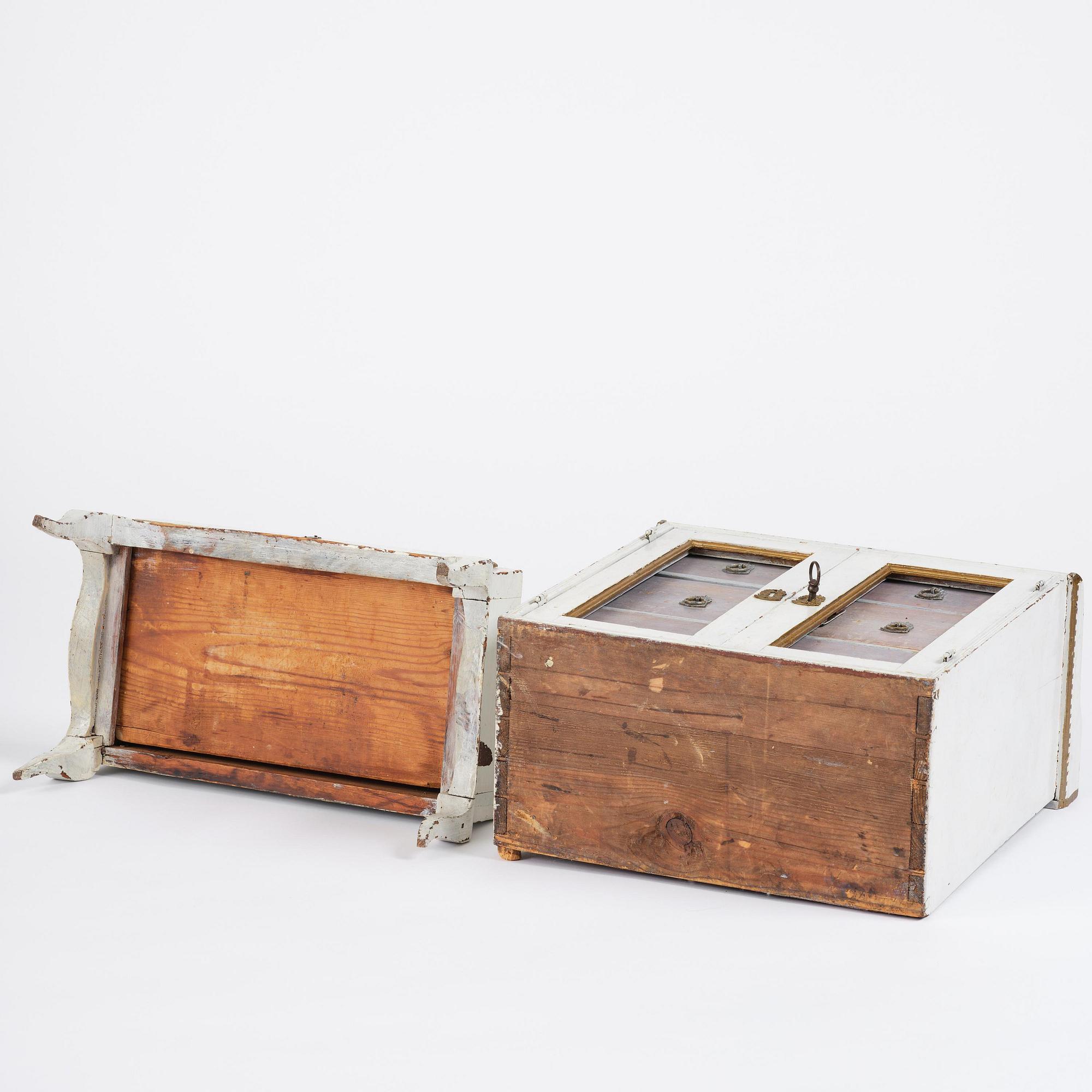 Miniatyrskåp, Sverige, 1700-talets senare del, Rokoko.