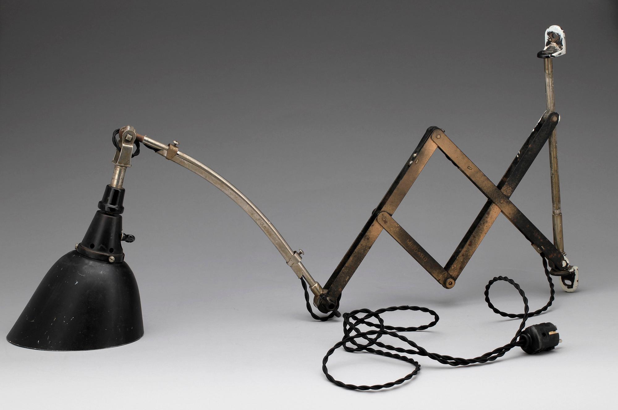 VÄGGLAMPA, Modell 11, Curt Fischer, Midgard, Bauhaus, 1920-tal.