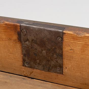 A late Gustavian games table, circa 1800.