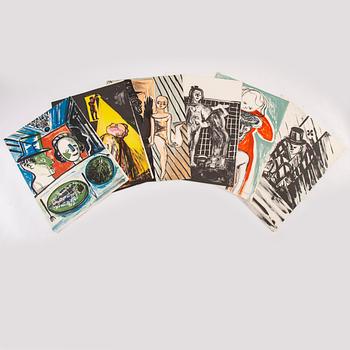 LENA CRONQVIST, portfolio with 30 lithographs in colour, signed 112/170.