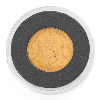 Guldmynt, Ungern, Franz Josef, 10 Korona, 1906.