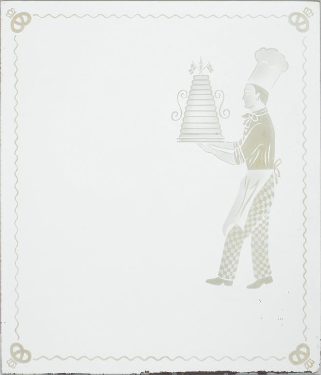 SPEGELGLAS, 1940/50-tal.