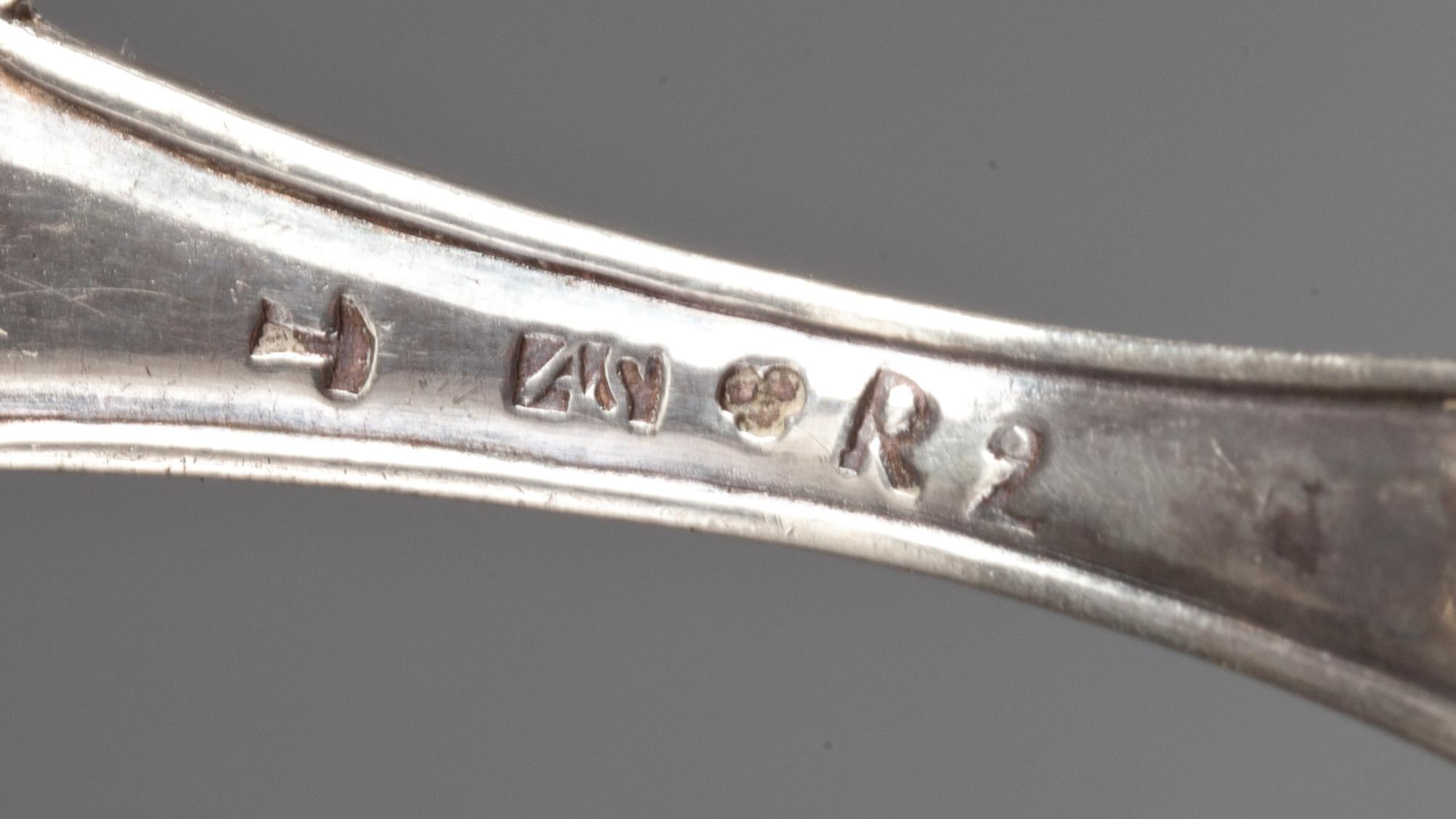 SOPPSLEV, silver, Anders Selinder, Stockholm, 1799.