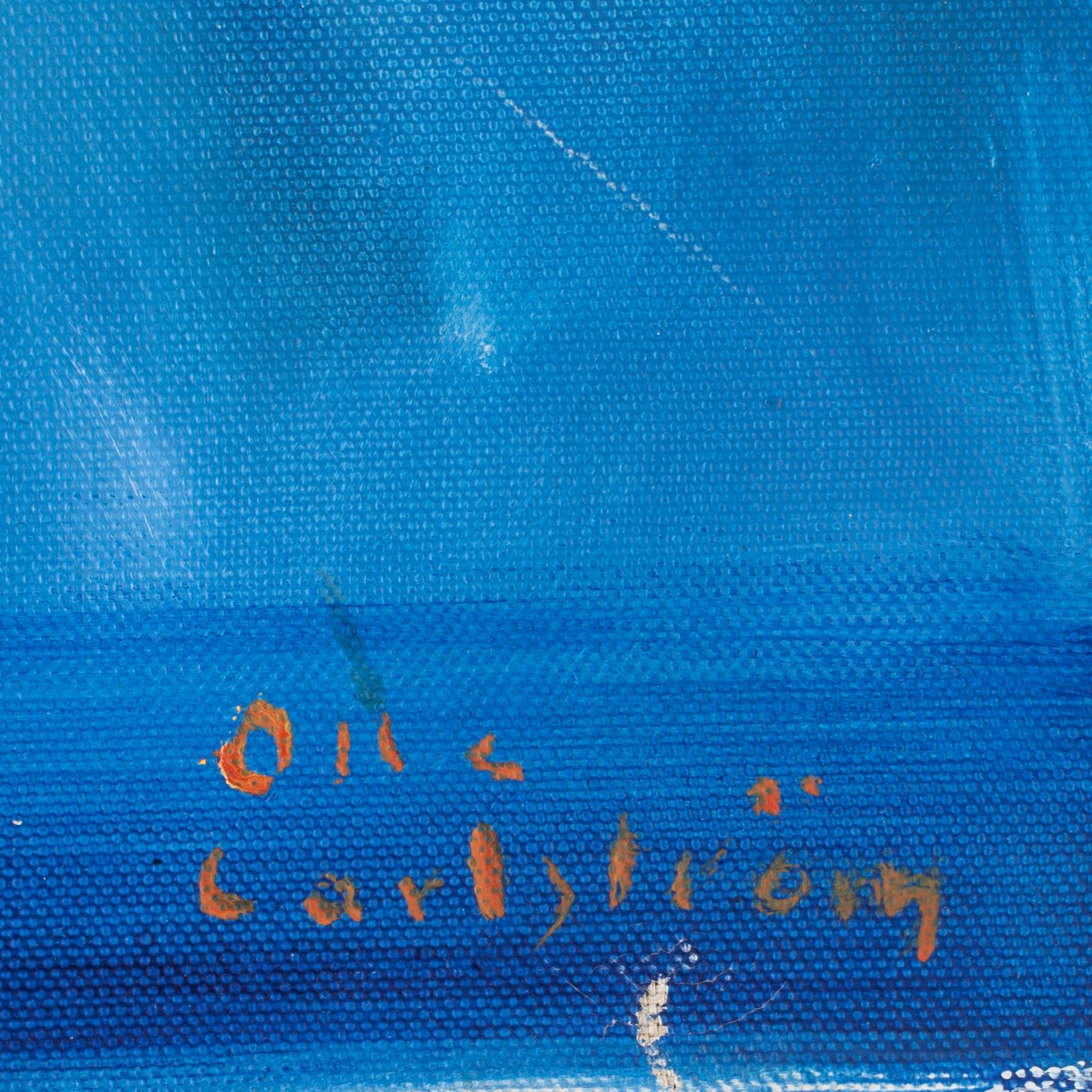 OLLE CARLSTRÖM, olja på duk, signerad.