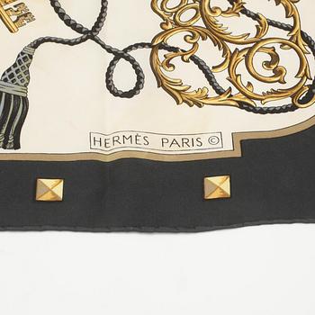 SCARF, siden, "Les Clés", Cathy Latham, Hermès, Paris. Formgiven 1965.