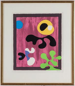 PIERRE OLOFSSON, silkscreen in colors, signed and numbered 21/40.