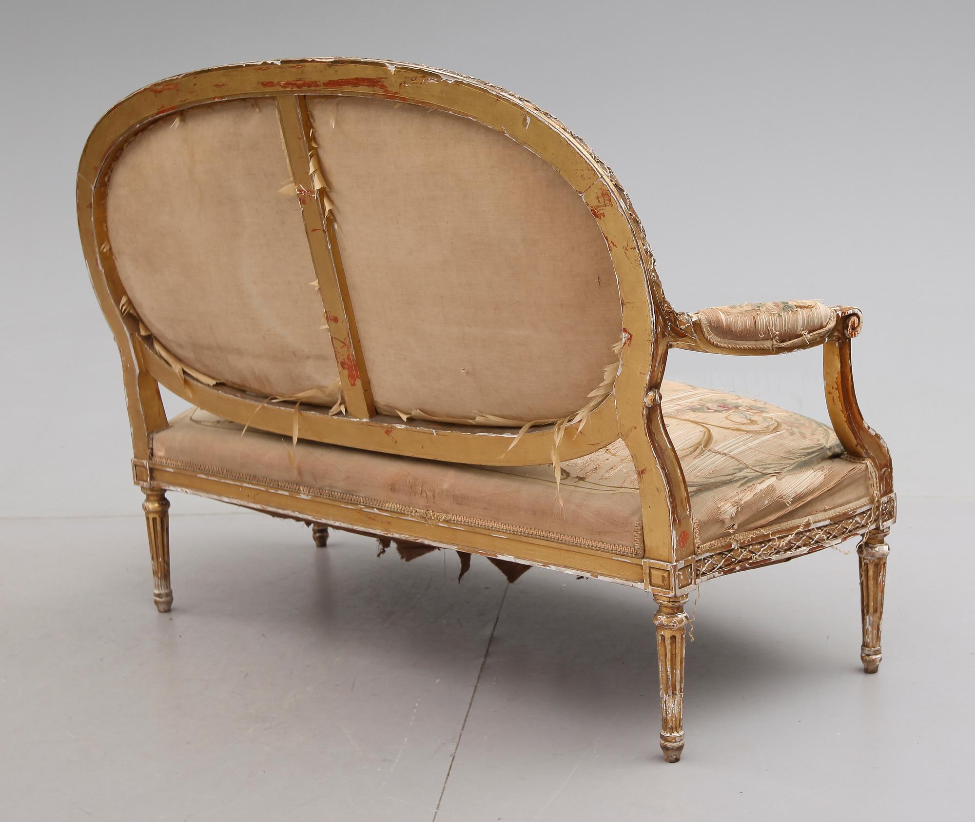 SOFFA, Louis XVI, Frankrike, 1800-talets andra hälft.