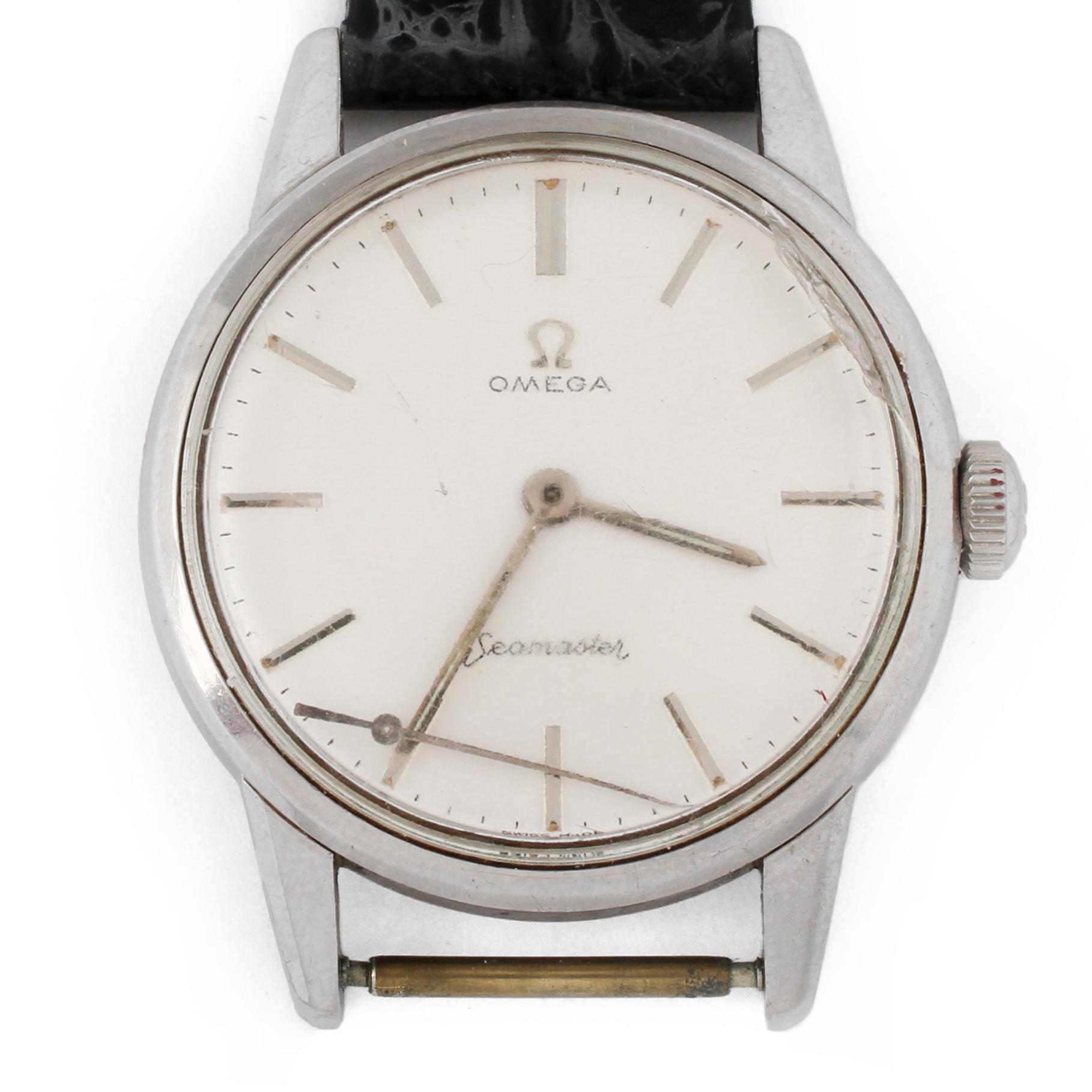 HERRARMBANDSUR, stål, Omega, Seamaster.1900-talets senare del.