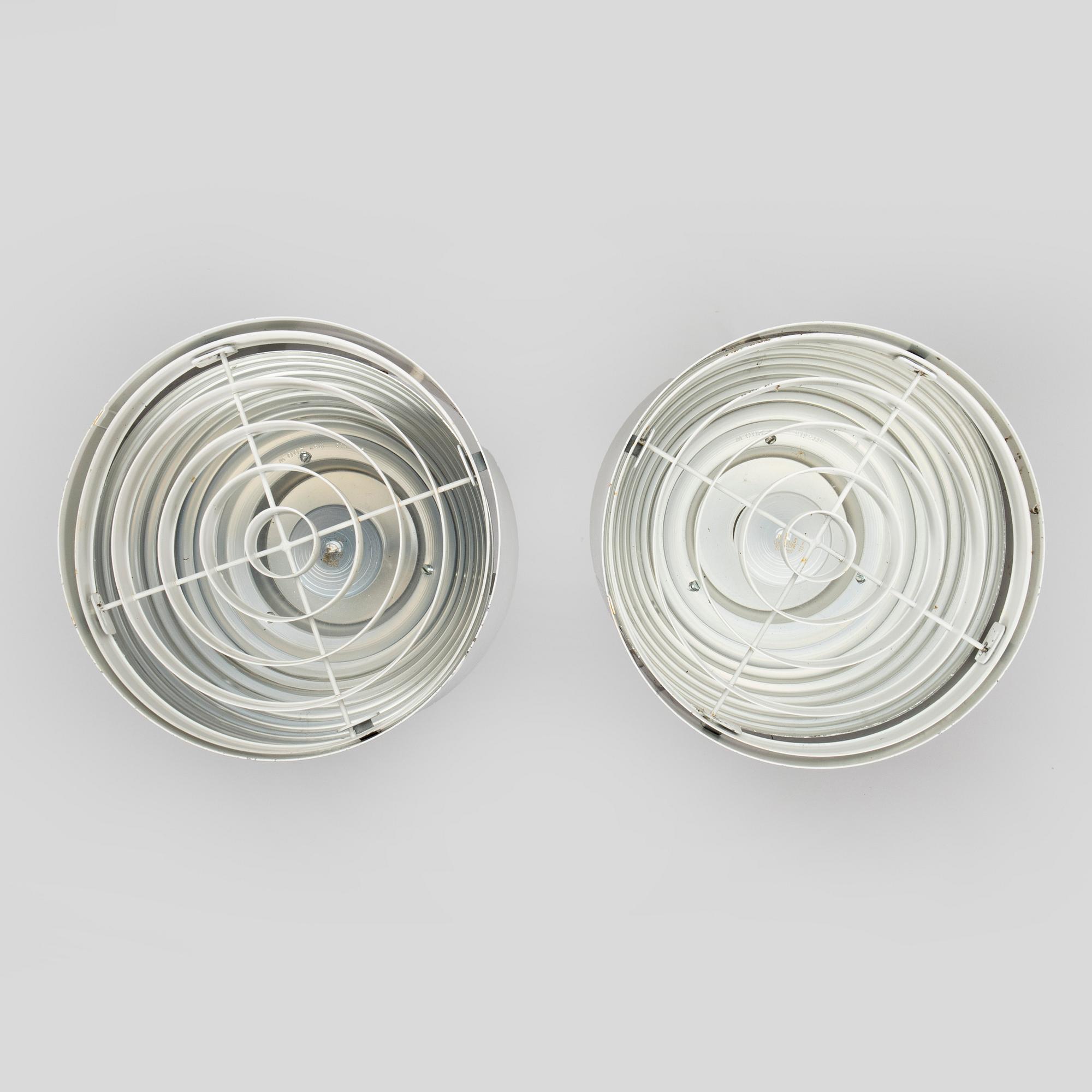 Lisa Johansson-Pape, taklampor, ett par, modell 120-080, Stockmann Orno 1960-tal.