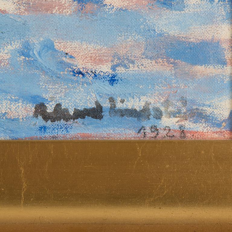 RIKARD LINDSTRÖM, oil on canvas, signed Rikard Lindström and dated 1928.