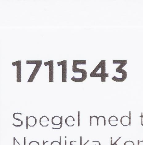 Nordiska Kompaniet, spegel med taburett, "Harding", 1920-tal.