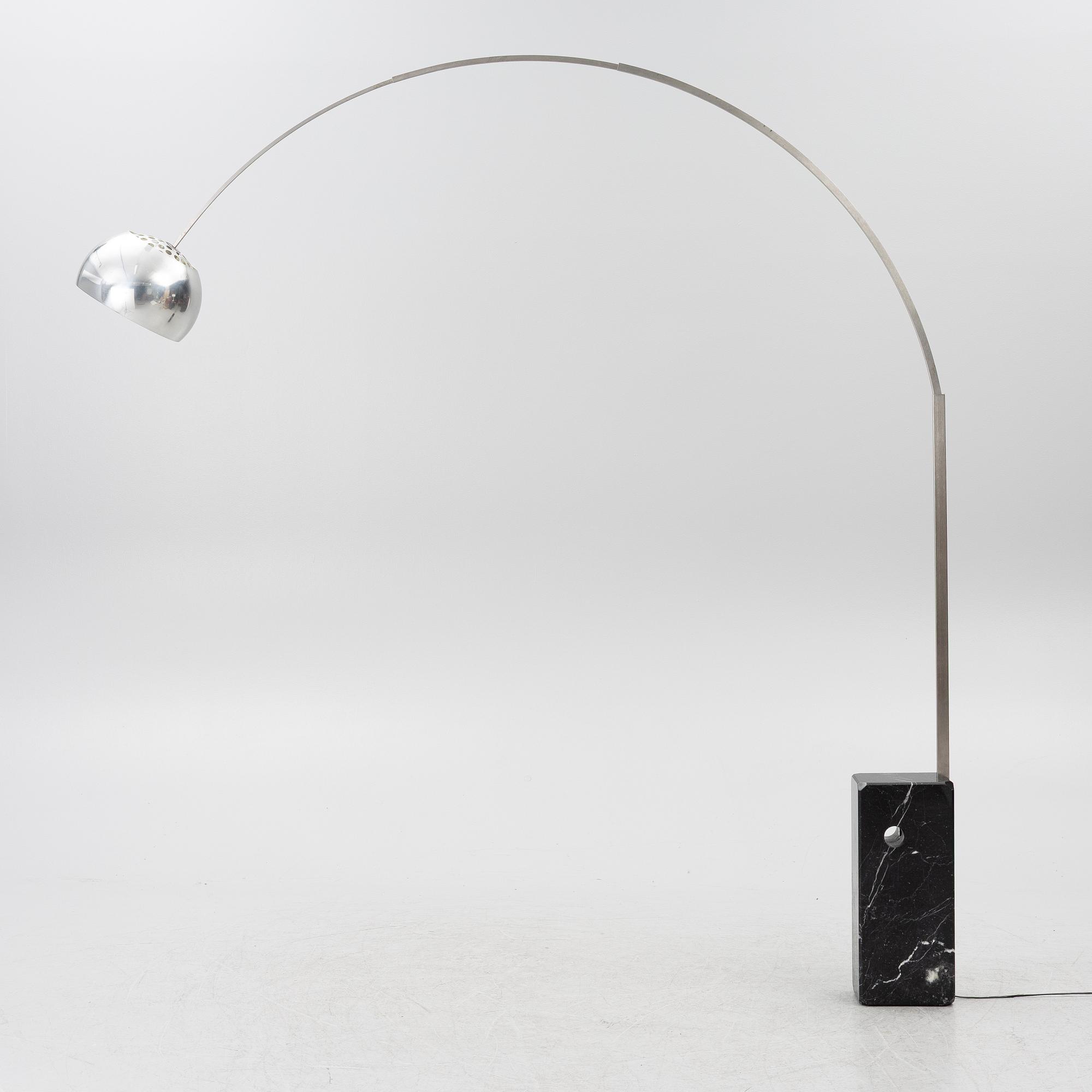 Floor lamp, "Arco", Achille and Pier Castiglioni, Flos, Italy, anniversary edition, 2002.