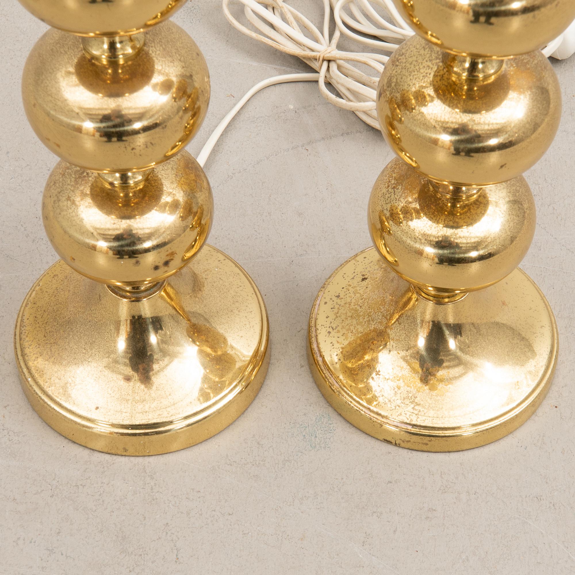 Bordslampor ett par Nafa sent 1900-tal.