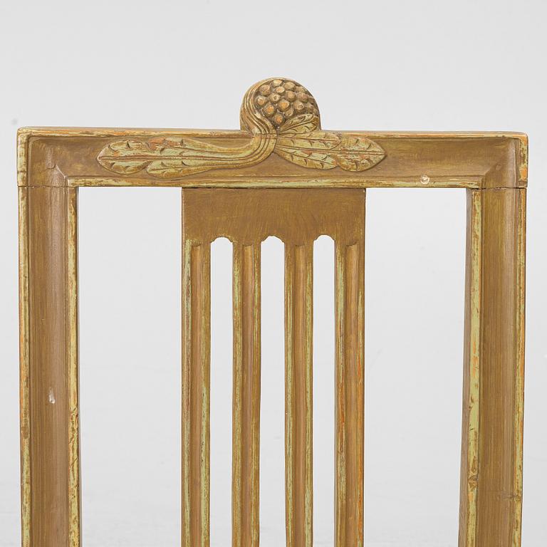 Chair, Gustavian, late 18th century.