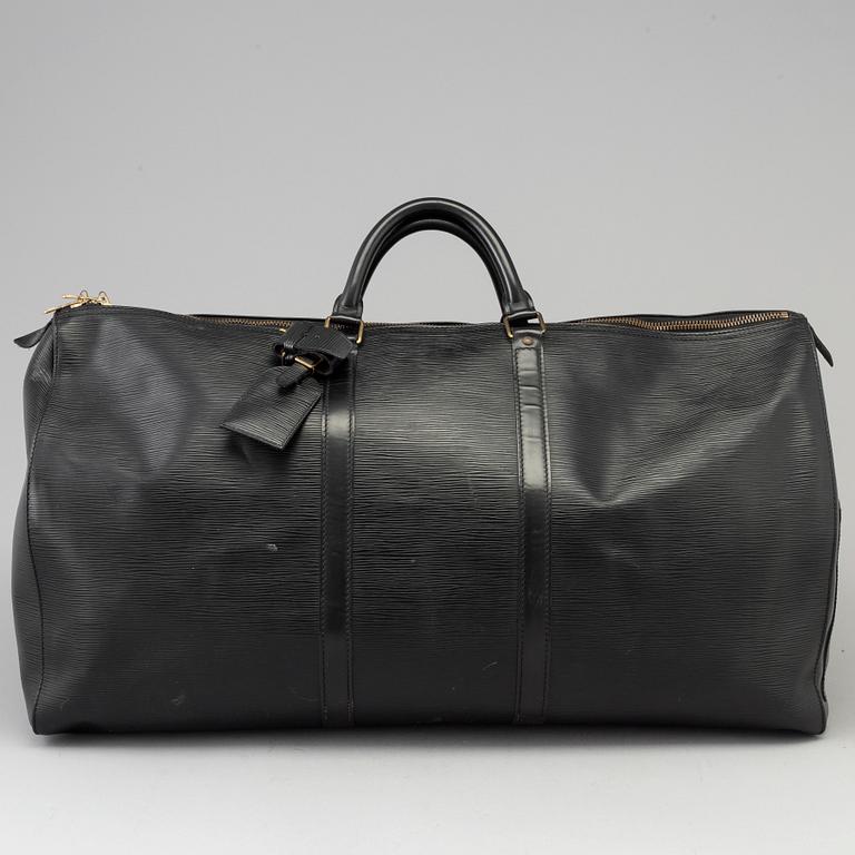 LOUIS VUITTON, a 'Keepall 60' Epi leather weekend bag.