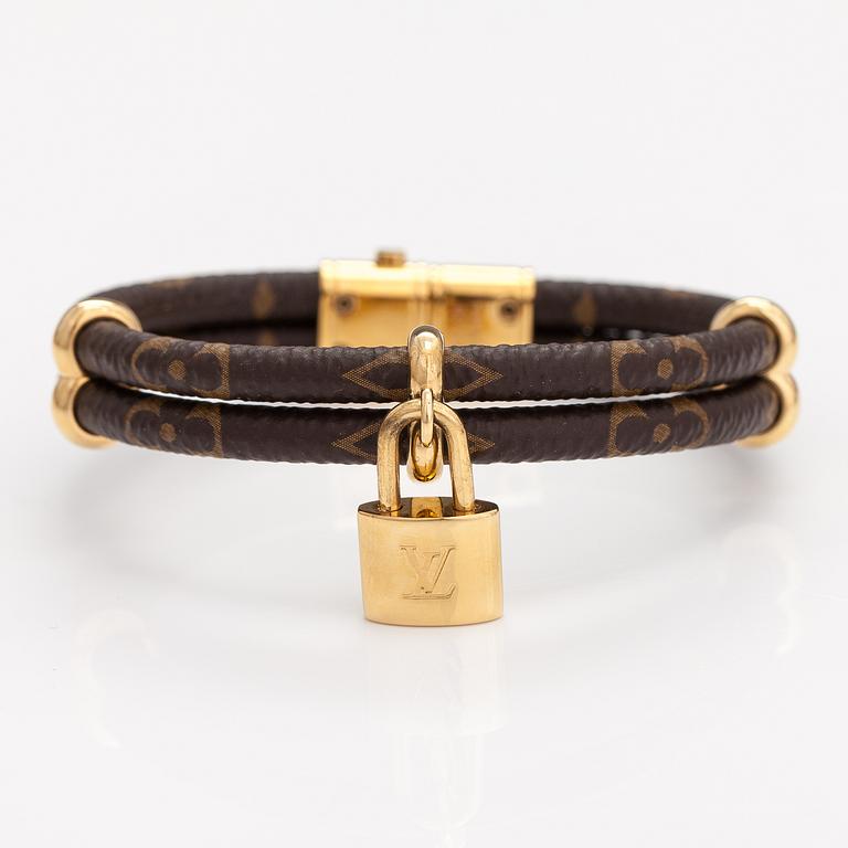 Louis Vuitton, "Keep it twice monogram" rannekoru. LV, Made in Spain.