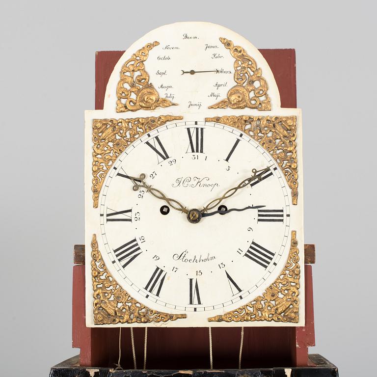 An early 1800s grandfather clock.