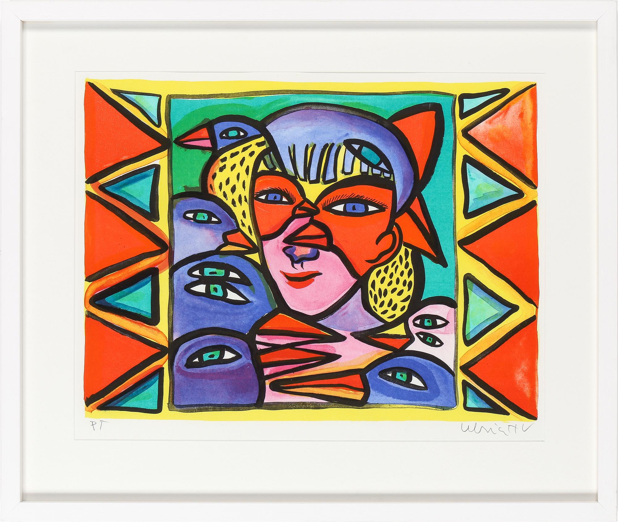 ULRICA HYDMAN-VALLIEN, litografi, signerad, provtryck.