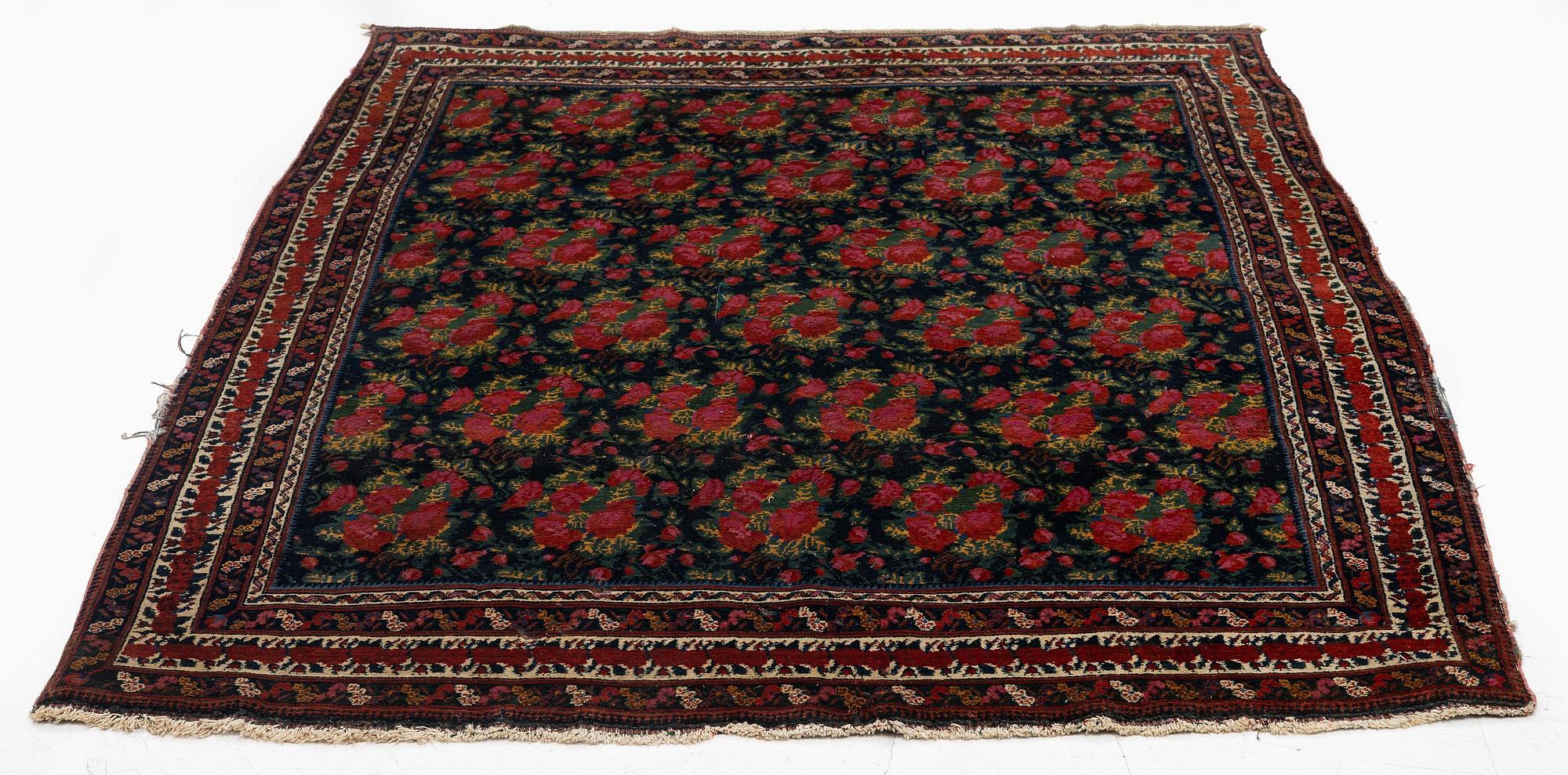 An antique Bidjar carpet, West Persia, c. 191 x 143 cm.