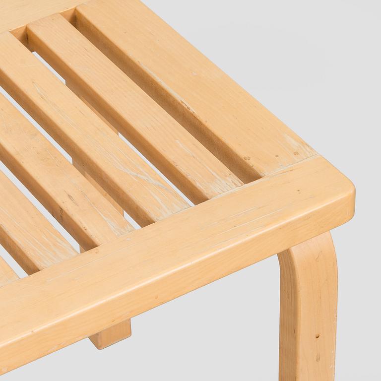Alvar Aalto, a '153A' bench for Artek, 1995.