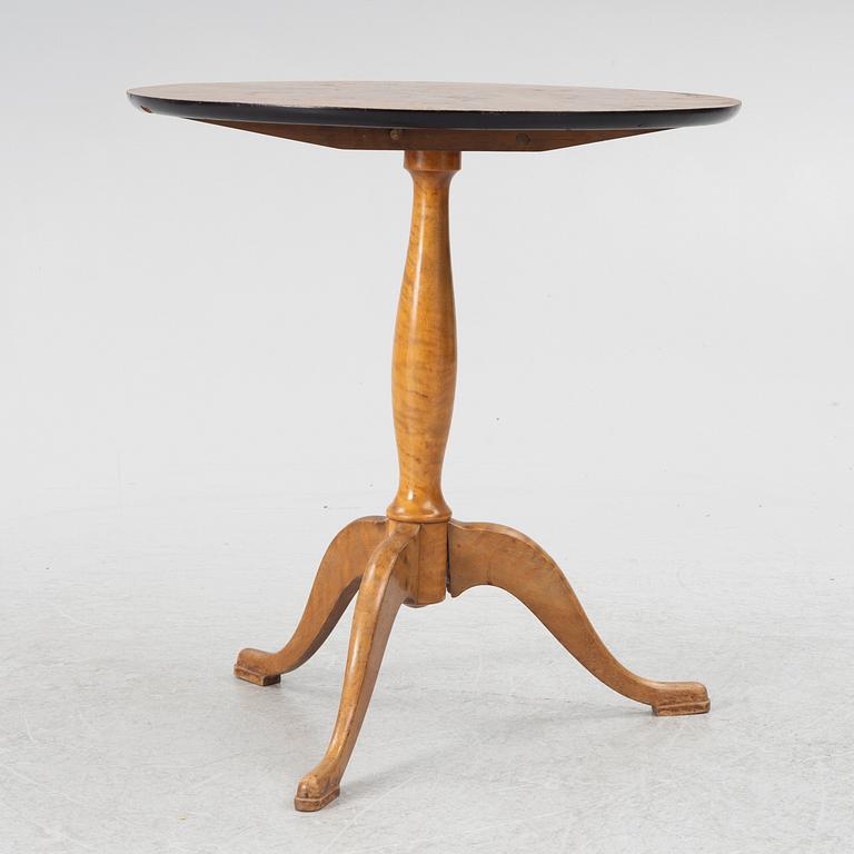 Pelarbord, sent 1800-tal.