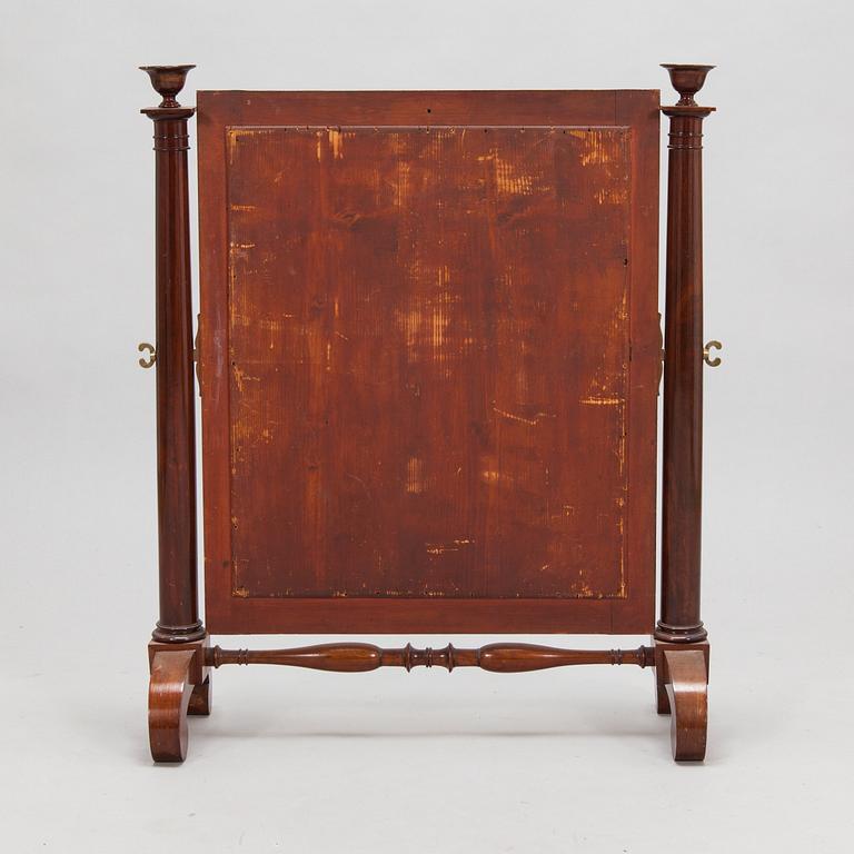 A table mirror, around 1820s-30s.