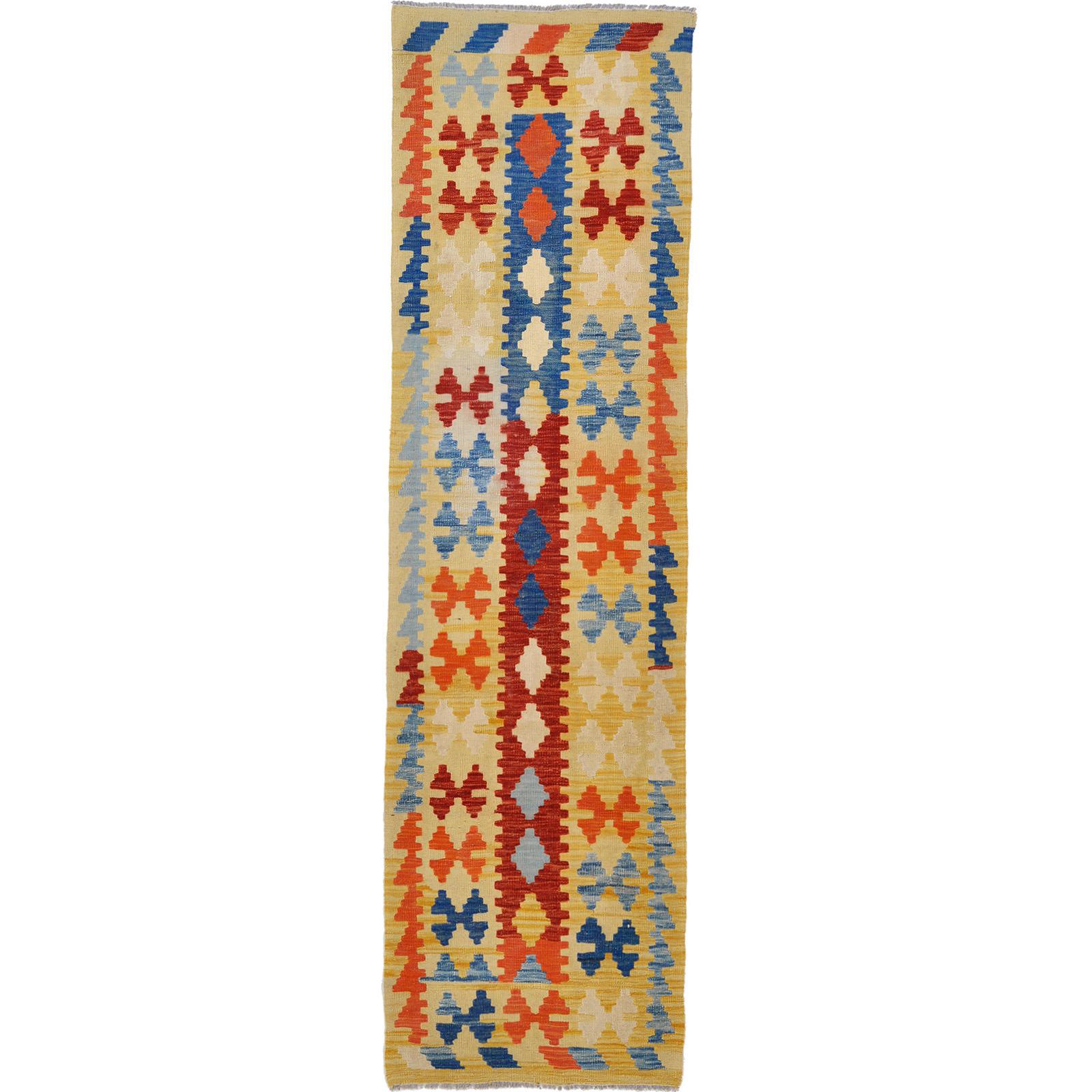A kilim runner, 285 x 81 cm.