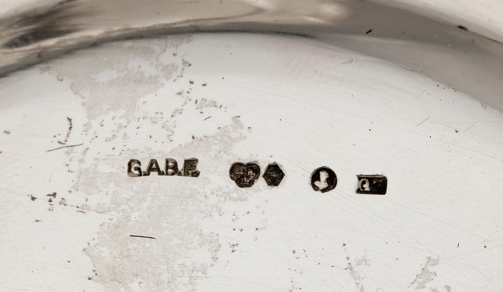FAT, 6 st, silver, bla K. Anderson och JE Torsk. Mest 1900-tal. Totalvikt ca 3200 gram.