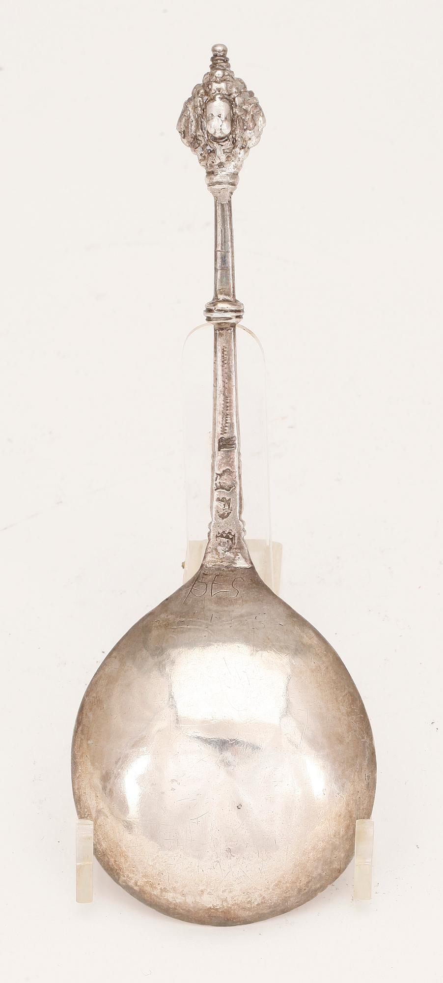 SUPSKED, silver, otydlig mästarstämpel, Stockholm 1705. Vikt ca 41 gram.