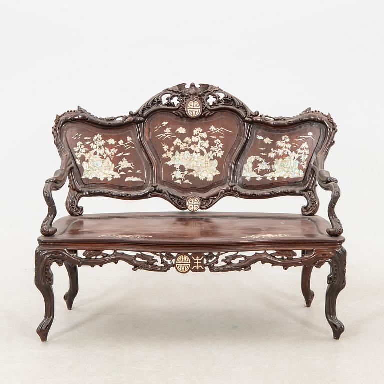 Furniture set, four pieces, China, first half of the 20th century.