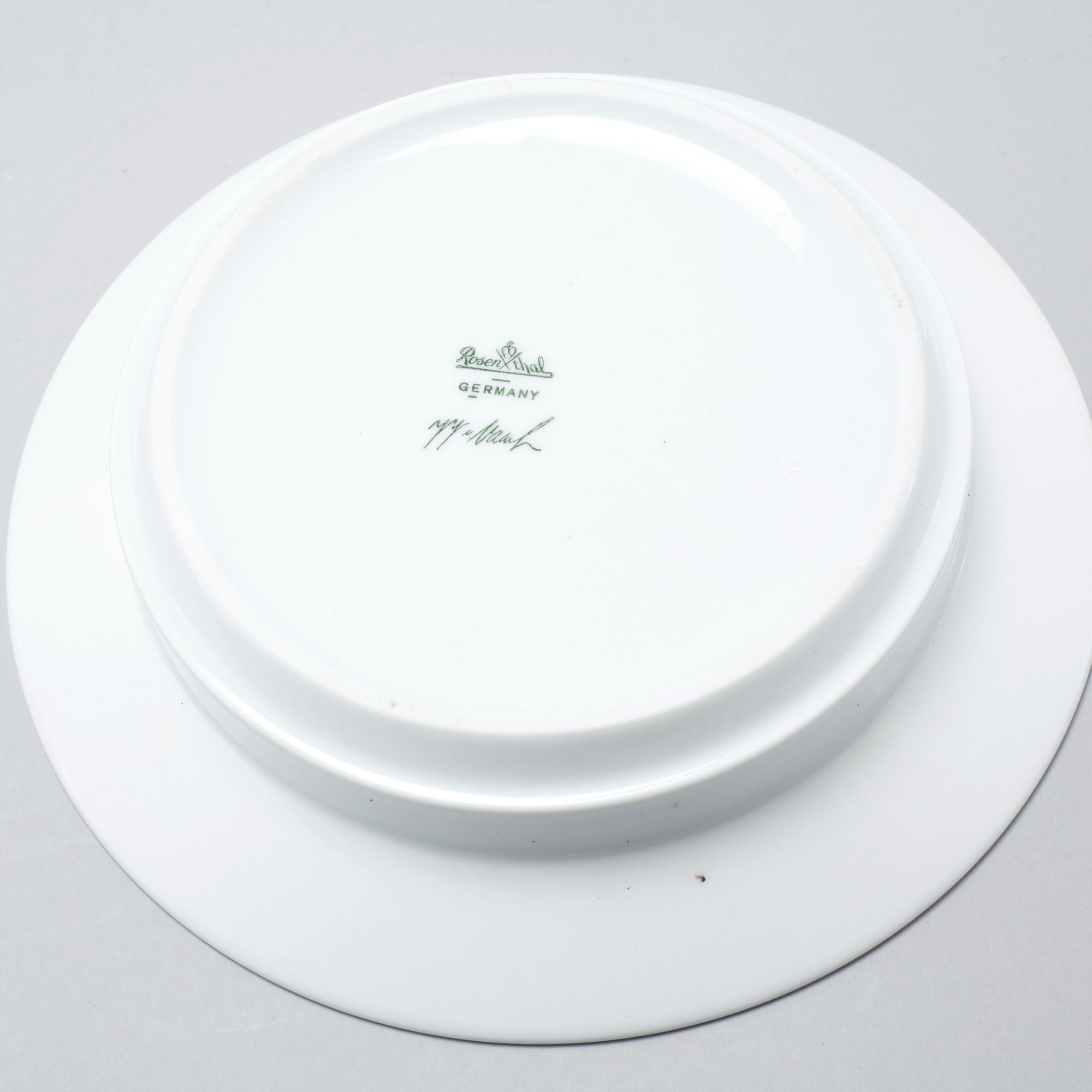 A 1980/90s porcelain items by Brigitte Doege for Rosenthal