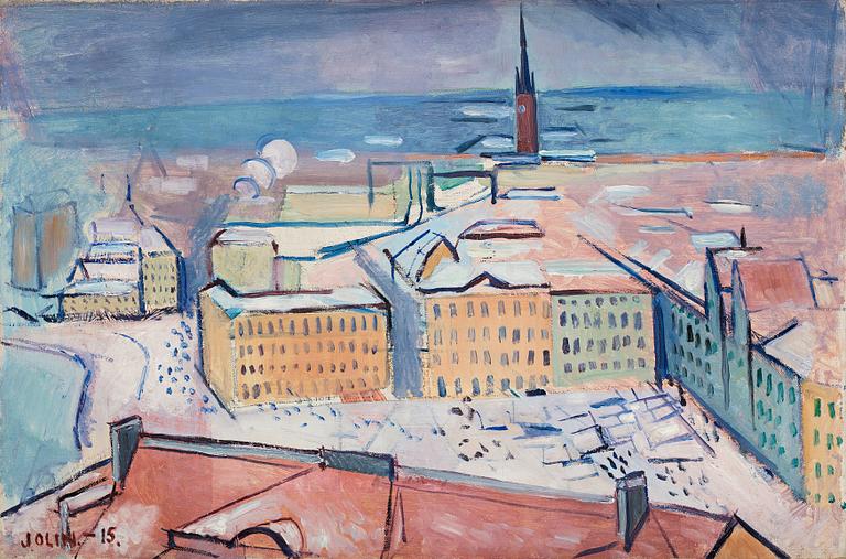 Einar Jolin, "Utsikt över Stockholm".