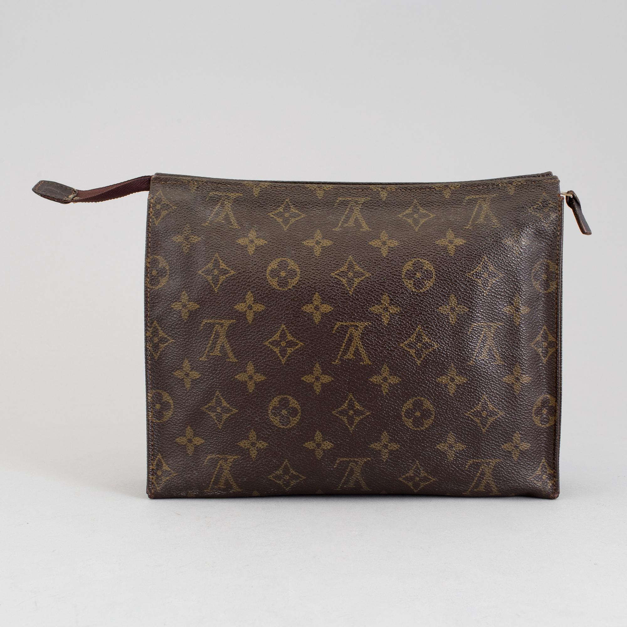LOUIS VUITTON, a monogram canvas make up bag.