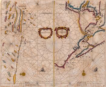 A NAUTICAL CHART.