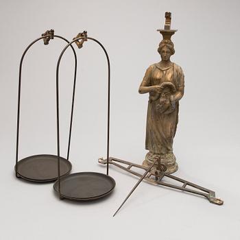 A Pharmacy balance scale with Goddess Hygieia, Germany latter half of the 19th Century.