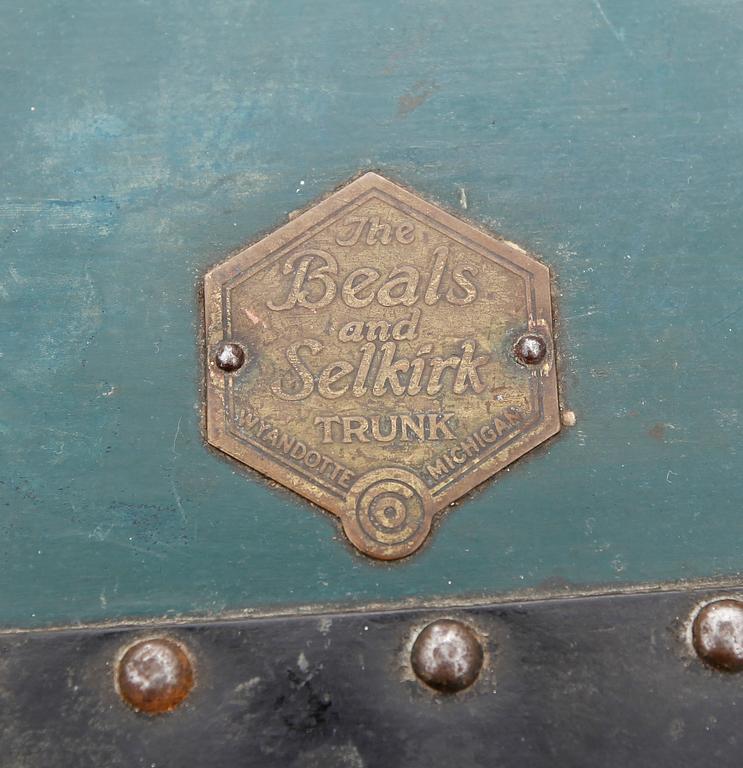 KOFFERT, The Beals and Selkirk Trunk, Wyandotte, Michigan, tidigt 1900-tal.